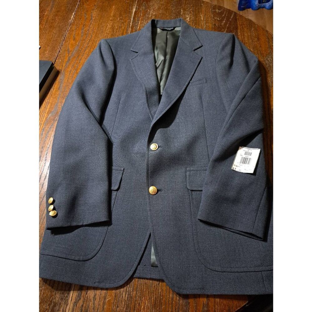 New 41L Regent Grey Single Breast Suit Sports Coat Jacket Blazer NWT